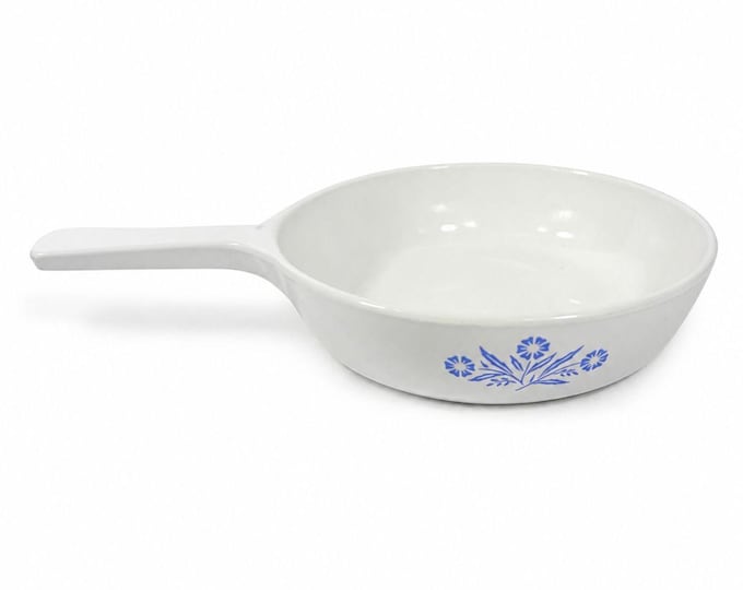 Corning Ware Sauce Pan Skillet Blue Cornflower 6 1/2 inch P-83-B No Lid Vintage