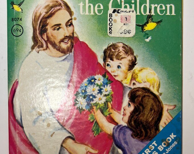 Vintage 1961 Jesus and the Children A first Religious Book by Mary Alice Jones | Children's Book