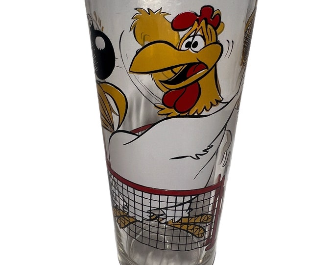 Drinking Glass Glassware Cartoon Collectible | Pepsi Collectible Foghorn Leghorn Henry Hawk Glass Warner Brothers Looney Tunes Vtg 1976