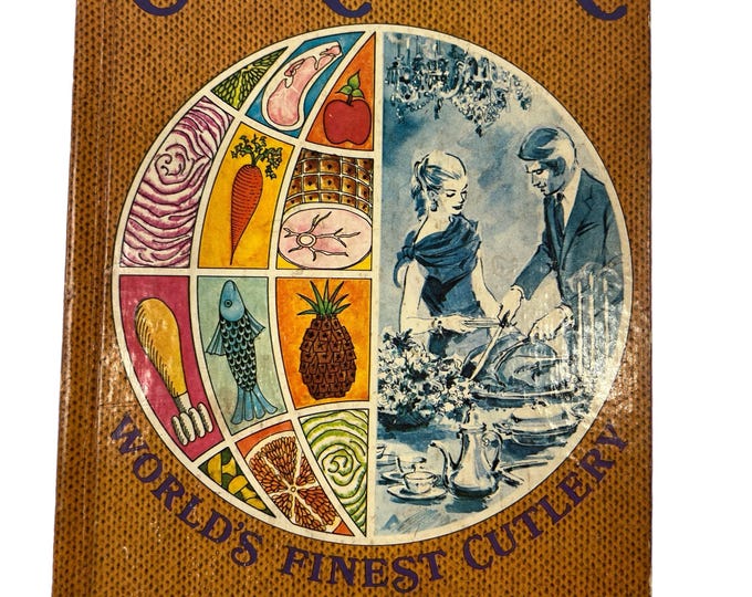 Vintage Cutco Cutlery Cook Book by Margaret Mitchell 1972 Hardcover Wear-Ever Aluminum