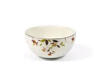 Mixing Bowl Hall Superior Jewel Tea Autumn Leaf Nesting Mixing Bowl 8 3/4"  Vintage Kitchenware Replacement China Farmhome Cottage Granny