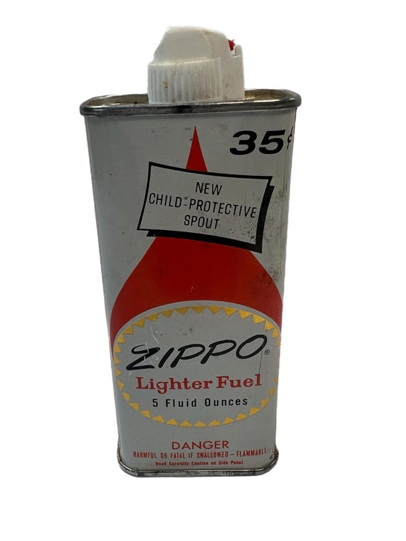 ビンテージzippo 1962-78 LIGHTER FUEL 炎柄オイル空缶 ビンテージzippo 1962-78 LIGHTER FUEL 炎柄オイル空缶