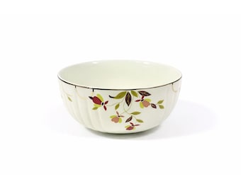 Mixing Bowl Hall Superior Jewel Tea Autumn Leaf Nesting Mixing Bowl 7.5" Vintage Kitchenware Replacement China Farmhome Cottage Granny Core