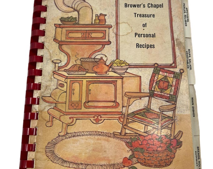 Brower's Chapel | Church Cookbook Recipes | United Methodist | Asheboro NC North Carolina Rare Local Cook book Community Favorite
