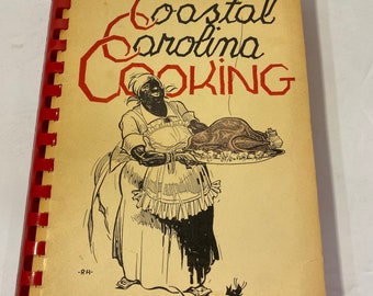 Première impression du livre de cuisine de la côte de la Caroline en 1958 Southern Recipes