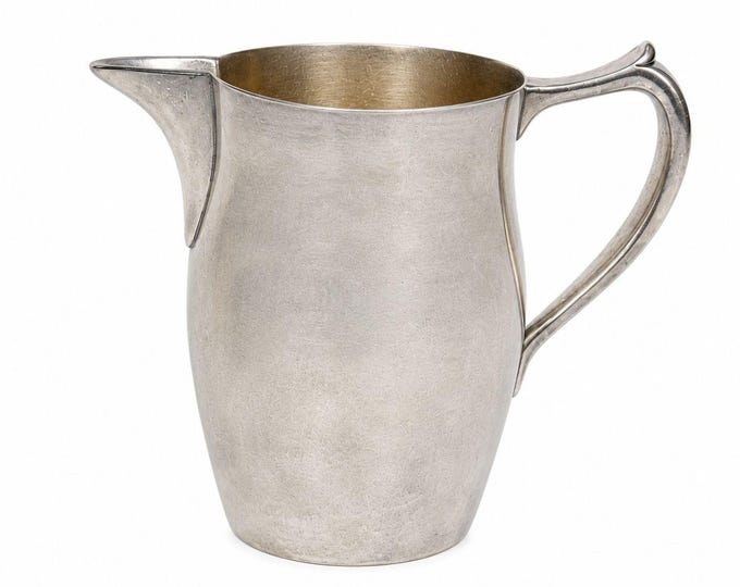 Water Beverage Pitcher Vintage Wallace Silverplate  #2467 2 Quarts Vintage Silverware Serving Pieces Hostess Wedding Gifts
