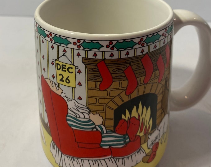 December 26th Santa Claus Day Off After Christmas White Ceramic Coffee Mug
