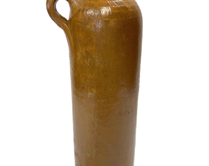 Vintage Rhenser Mineralbrunnen Rhens a Rhein Deutschland Germany Salt Glazed Jug Mineral Water Bottle | Farmhouse European Country Primative