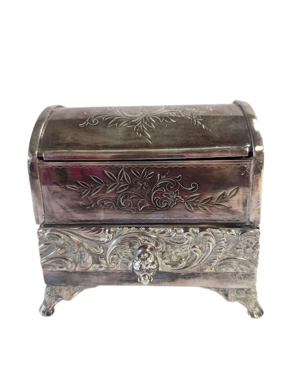Rogers Smith and Co Meriden CT | Jewelry Casket Schatulle Vanity