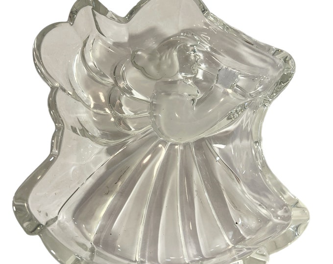 Mikasa | Heavenly Song | Angel with Horn | Glass Candy Dish | Christmas