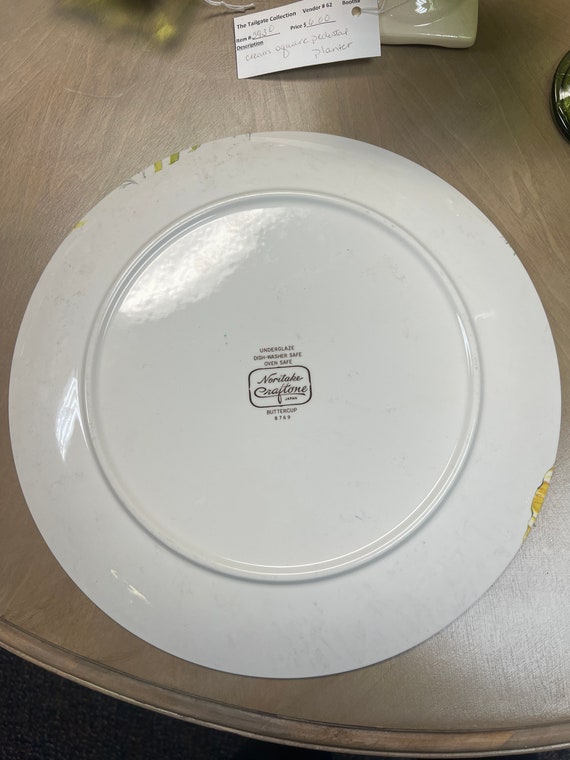 Noritake Craftone Buttercup 8769 Serving Platter Chop Plate