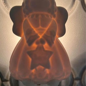 Vintage | Ceramic | Angel | Nightlight Night Light | Plug In | On Off Switch