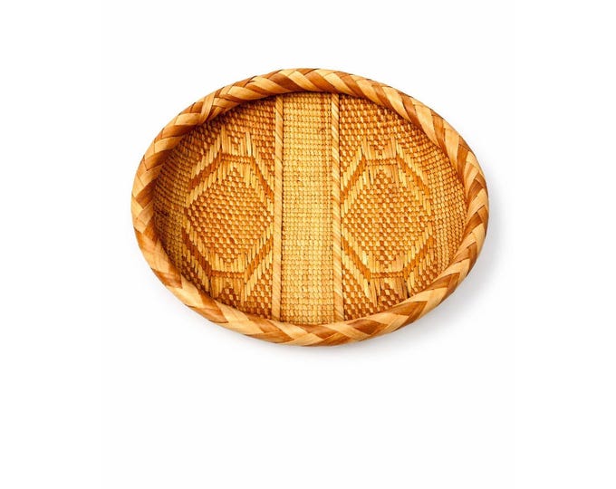 Handwoven Gokwe Binga Tonga Basket Zimbabwe Africa Inch Hanging Art Gallery Wall Handmade Tribal Home Decor Decorative Accents