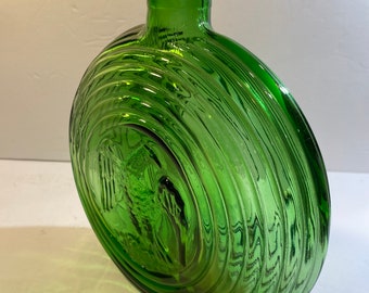 ヴィンテージ ロッシーニ エンポリ ガラス イタリア エンボス加工