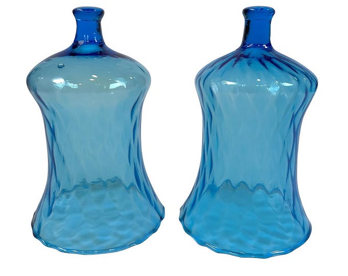 Peg Votive Cup Candleholder Sconce | Pair Set Vintage Aqua Teal Blue Honeycomb | Home Decor Decorative Accents Home Interiors Candle Holder