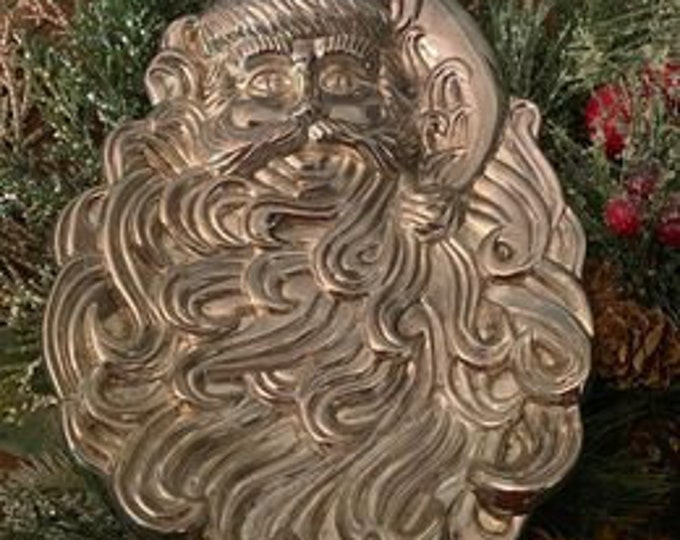 International Silver | Santa Claus Candy Dish | Nut Dish | Silverplated Vintage Christmas 8.5"
