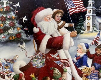 Christmas Wall Art Framed Print | Let Freedom Ring Brenda Harris