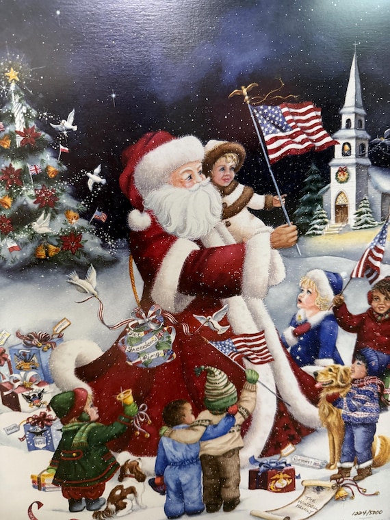 Christmas Wall Art Framed Print | Let Freedom Ring Brenda Harris