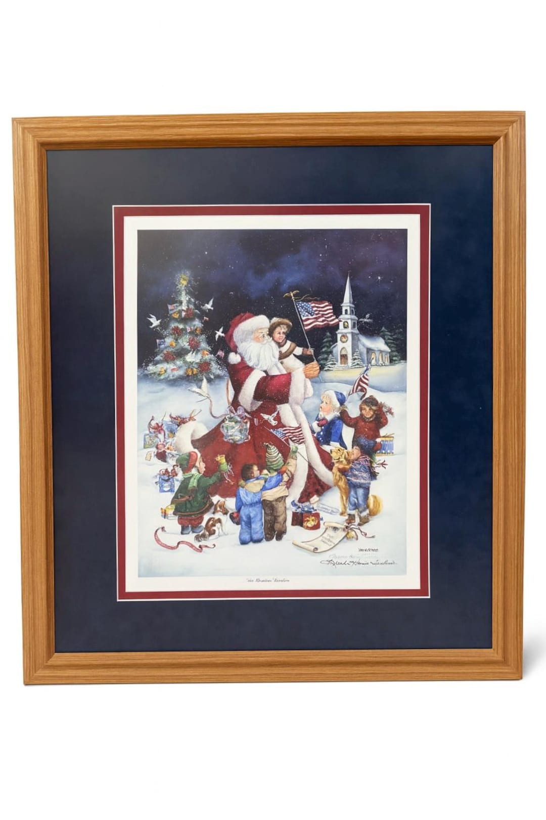 Christmas Wall Art Framed Print | Let Freedom Ring Brenda Harris