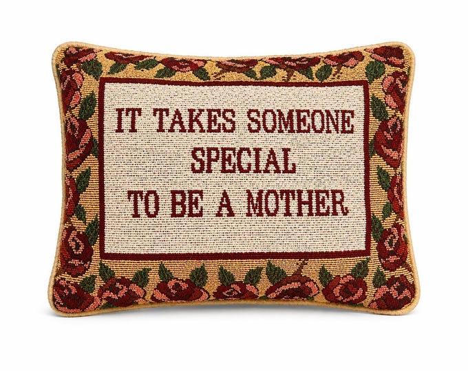 Tapestry Pillow It Takes someone special to be a Mother Vintage Love Flowers Home Decor Decorative Couch Chair Mothers Day Gift