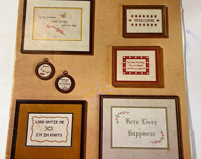 Feelings  Patterns for Cross Stitch Samplers 1979