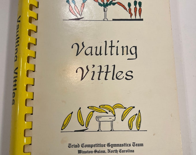 Vintage | Cookbook | Triad Competitive Gymnastics | Winston Salem NC | Olympic Athletes | Reagan
