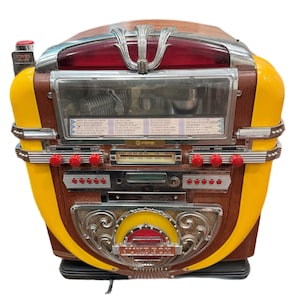 Vintage 1997 Polyconcept USA Juke Box Model 541.946 Radio CD Tape