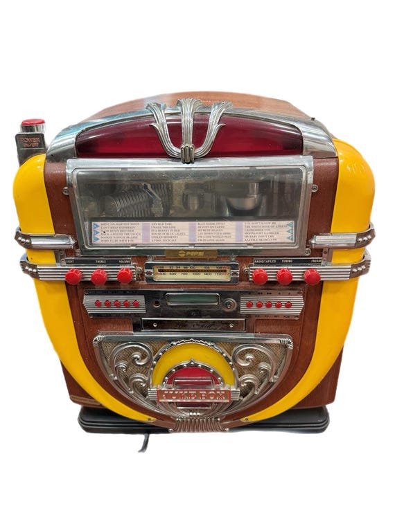 Vintage 1997 Polyconcept USA Juke Box Model 541.946 Radio CD