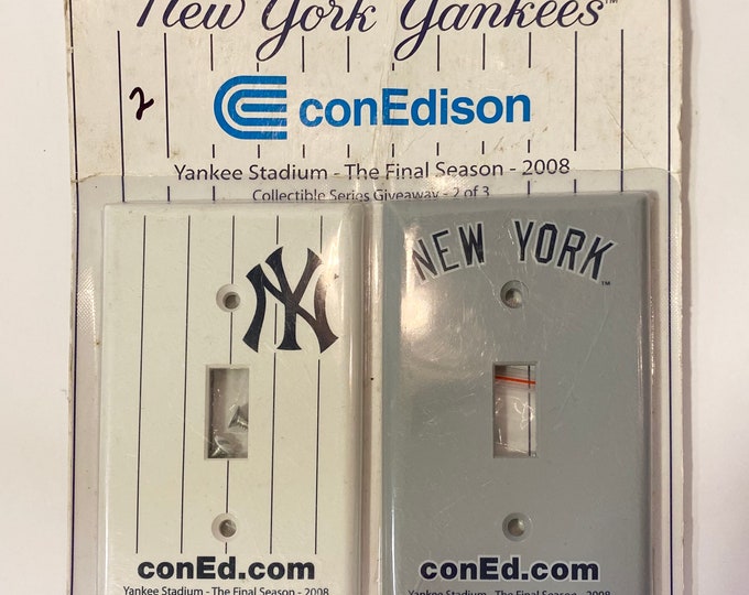 New York Yankees Yankee Stadium 2008 Wall switch covers | ConEdison | Light switch covers