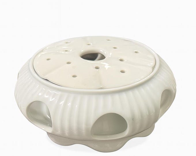 Teapot Coffee Warmer Porcelain Ceramic | Rare KPM Royal Porzellan Bavaria Germany Handarbeit Two Piece | Tea Light Holder | Kitchen Tools