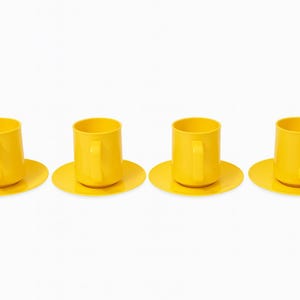 Prolon Ware Yellow Melamine | Cups Mugs & Saucers Plates 9522