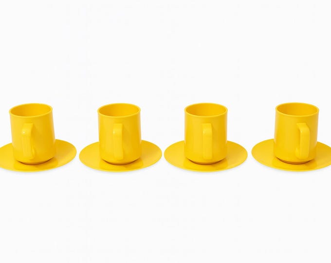 Prolon Ware Yellow Melamine | Cups Mugs & Saucers Plates 9522
