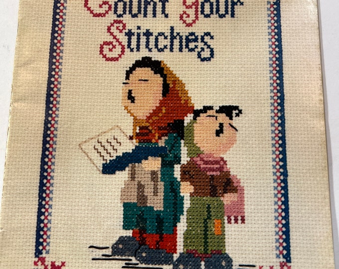 1975 Zim's Creative Craft Books Count Your Stitches CS176 Cross Stitch Book