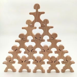 Eco-friendly  Montessori Wooden Balance Toy for Toddler, Sustainable Educational Fun Game for Kids, Natural Open Ended Play for Children
