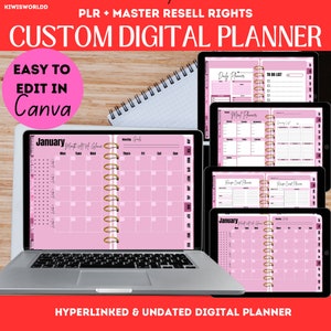 Ultimate Digital Planner Monthly Weekly and Daily Planner iPad