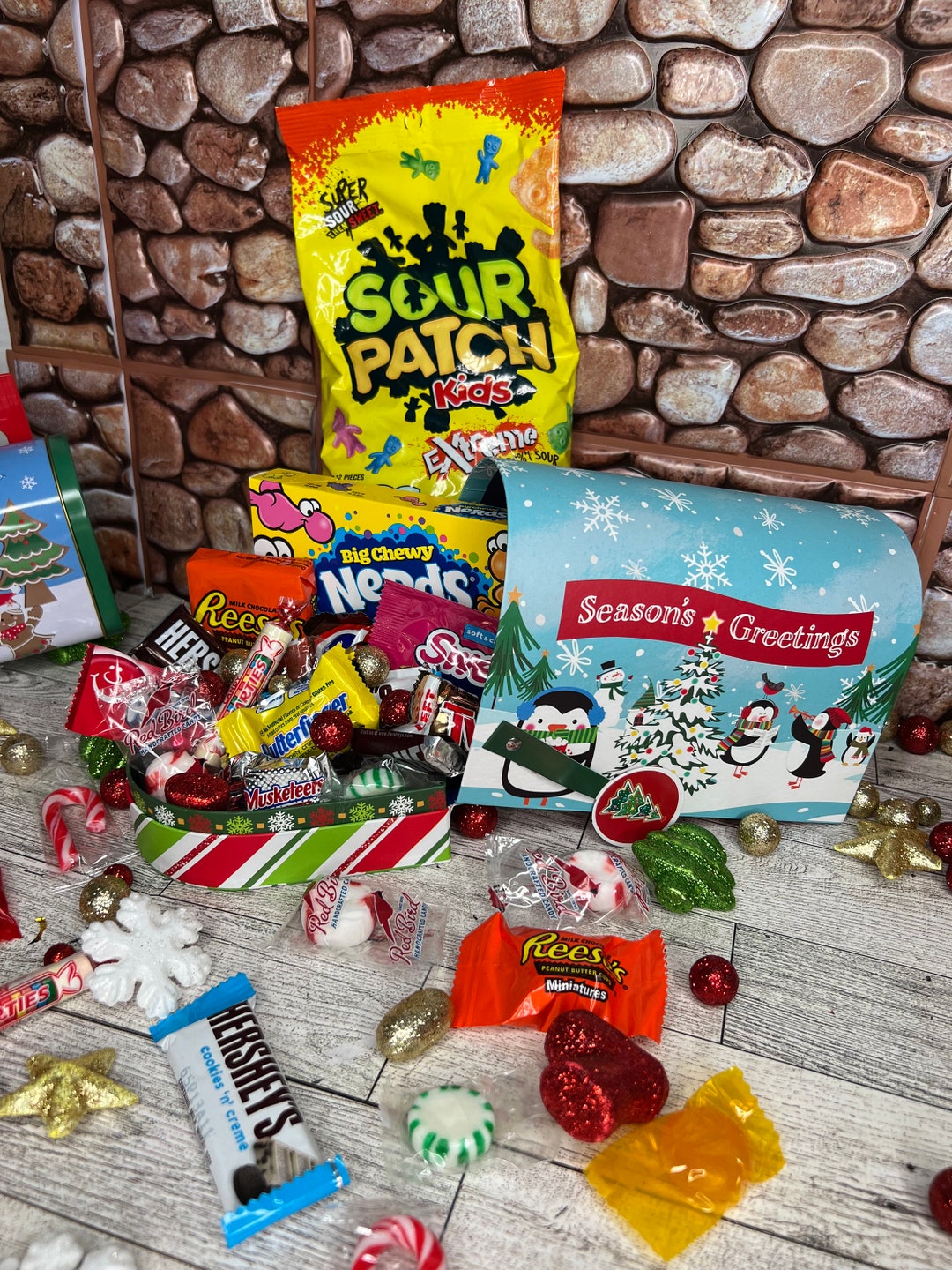 Christmas Candy Mailbox/chocolates & Sweets/perfect Etsy