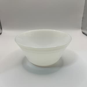 Vintage Federal Milk Glass Ovenware Bowl
