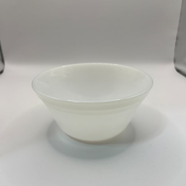 Vintage Federal Milk Glass Ovenware Bowl