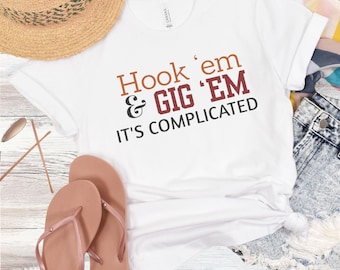 Hook em and Gig Em House Divided Longhorns vs Aggies Tee, College Gift, College Rivalry House Divided shirt