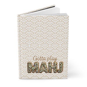 Mahjong Hardcover Journal for Game Play or Everyday Use, Notebook for Solo Play or Scoring, Mah Jongg Players Teachers Hosts Gift Idea