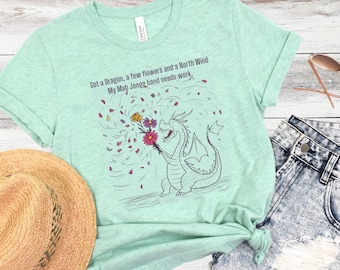 Mah Jongg Humor Super Soft Tee, Short Sleeve Dragon Flowers Winds Mah Jong Tshirt, Mahjong Player Gift Idea,Mah-Jongg T-shirt for Game Night