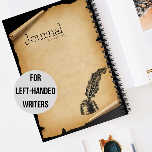 Left Handed Journal Etsy
