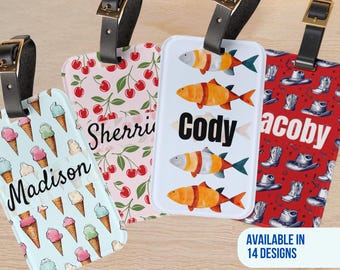 Backpack Tag Customizable, Personalized Luggage Tag, School Bag ID Tag, Teacher Student Gift, Travel Bag Tag, Matching Tumbler