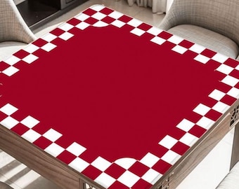 Picnic Mahjong Mat in 4 Colors, Custom Game Night Accessory,  Mahjongg Mat with Storage Bag, Custom Tile Game Gift for Players or Hosts