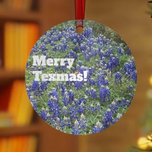 Merry Texmas Christmas Ornaments, TX Themed Holiday Ornaments, Texas Themed Tree Decor gift, Unique Western Style Decoration