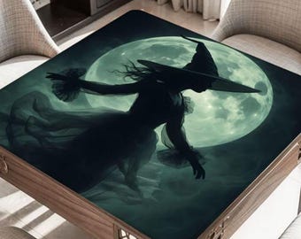Witchy Woman  Mahjong Table Mat, Custom Game Night Accessory,  Mahjongg Mat with Storage Bag, Custom Tile Game Gift for Players or Hosts