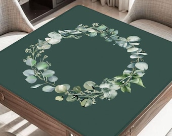 Eucalyptus Wreath Mahjong Table Mat, Custom Game Night Accessory,  Mahjongg Mat with Storage Bag, Custom Tile Game Gift for Players or Hosts