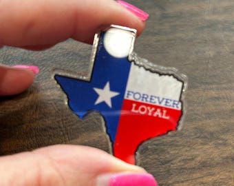 Texas State Lapel Pin – Shape & Flag Design, Gold Plated, Great For Gifts & Pride