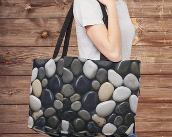 Polished Stones Mahjong Bag, Mah Jongg Monogram Tote for Tiles Racks Cards and Coins, Mah Jongg Hostess Gift,Custom Mah Jong Bag