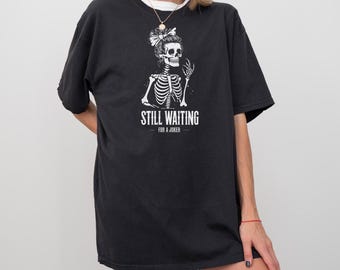 Camiseta divertida de Mah Jongg con colores cómodos, camiseta de esqueleto de juego de fichas, atuendo para noche de juego de Mahjongg Club para mujer, regalo para jugador de Mahjong o anfitriona